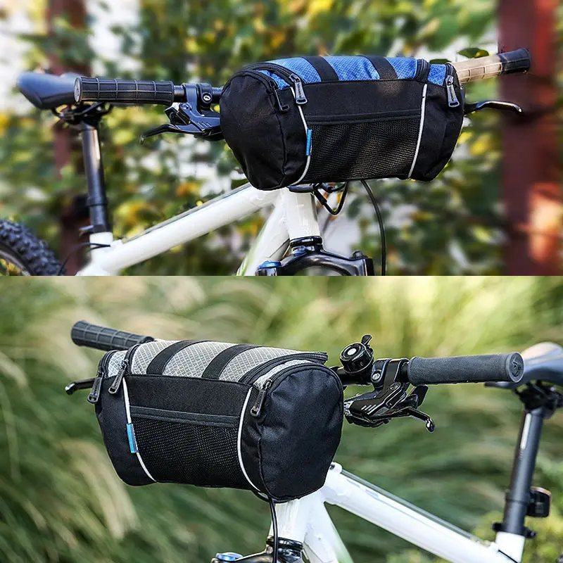 cheap Detachable Bicycle Handlebar Front Bar Bag Basket Cycling for Road Montain Bike MTB MC889