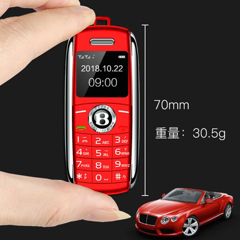 Portable mini bluetooth call dual Card MP3 mobile