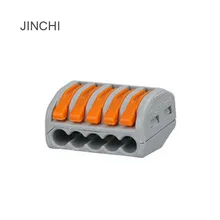 JINCHI высокопроводное соединение от PCT-215 5 Wei быстрые клеммы Flex wire 4 квадратных светильников