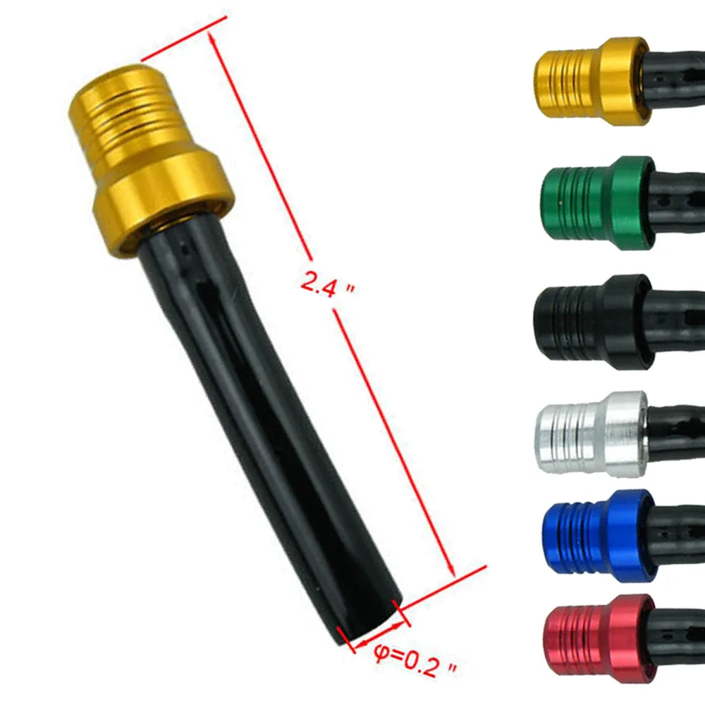 

TDPRO 2Pc Universal Black White Plastic Breather Hose Tube Pipe New Motorcycle Fuel Tank Air Vent Gas Cap Oil Vent CNC ATV Bike