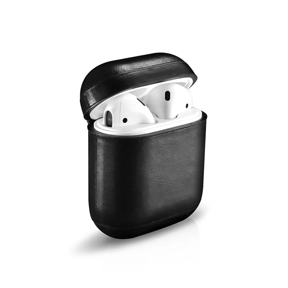 XBERSTAR чехол для наушников из натуральной кожи, защитный чехол для Apple AirPods, чехол для зарядки s, чехол для airpods, новинка