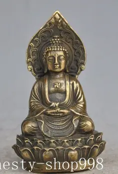 

Crafts statue Bronze sakyamuni Amitabha Shakyamuni Medicine Buddha statue