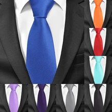 New Classic Solid Ties for Men Casual Skinny Neck Tie Gravatas Business Mens Neckties Corbatas 6 cm Width Groom Tie For Party New Classic Solid Ties for Men Casual Skinny Neck Tie Gravatas Business Mens Neckties Corbatas 6 cm Width Groom Tie For Party