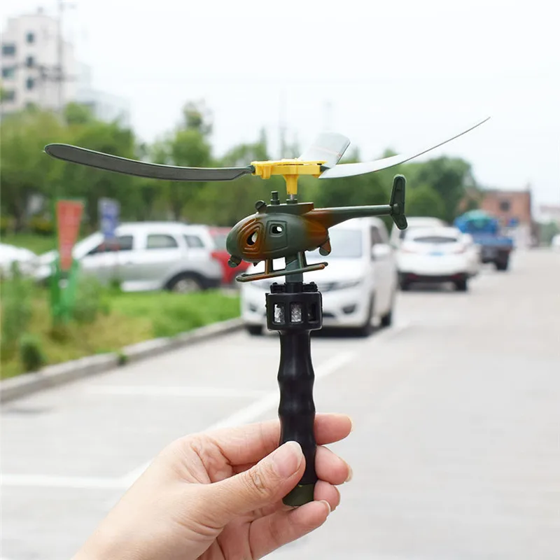 Pull helicopter toy Helicopter Funny Kids Outdoor Toy Drone Children's Day Gifts For Beginner #4j25 (10)