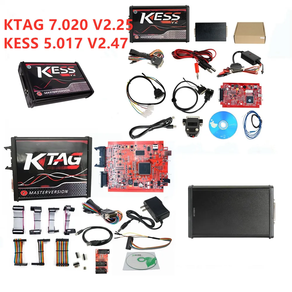 

Online V2.47 EU Red KESS V5.017 OBD2 Manager Tuning KTAG V7.020 4 LED KESS V2 5.017 BDM Frame K-TAG V2.25 Auto ECU Programmer