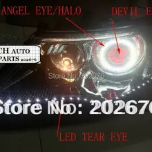 Ча 2008-2009 Ангел глаз фара в сборке, с светодиодный проектор TEAR EYE и BI-XENON, совместимые автомобили: Марка Outlander