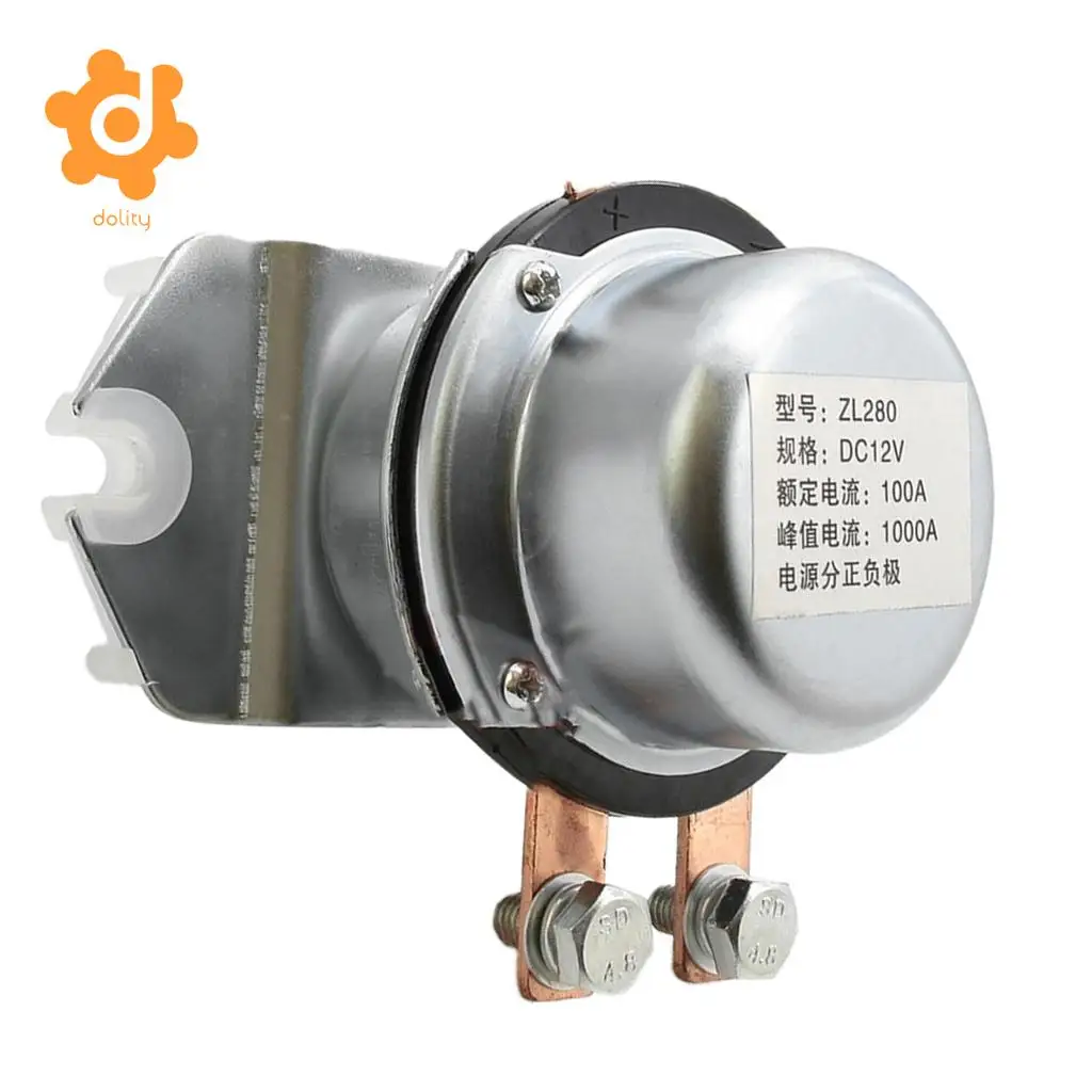 12V 100Amp Solenoid Relay Battery Isolation Switch Continuous Duty