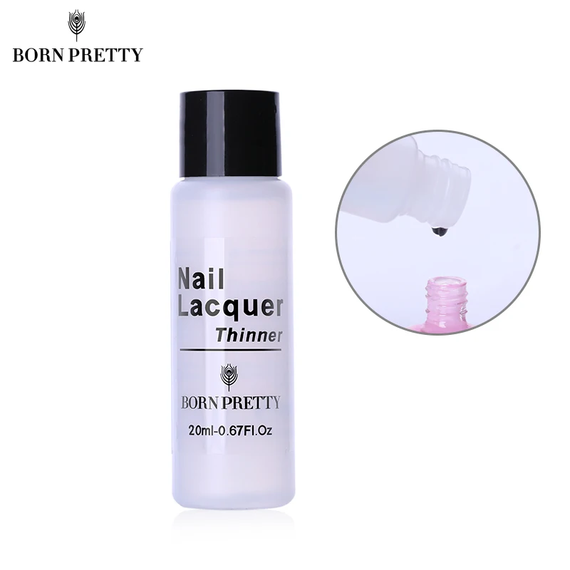 

BORN PRETTY Nail Polish Thinner 20ml Lacquer Varnish Thinner Manicure Nail Art Liquid Tool