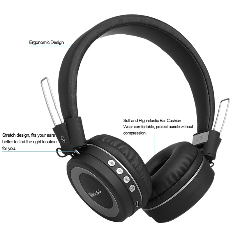 4-Wireless-Bluetooth-4-2-Headphones-Stereo-Music-Earphones-On-Ear-Headset-CVC-6-0-Noise-Reduction