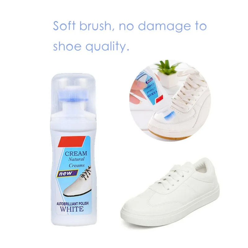 

100ML White Shoes Cleaner Brighten Cleaning Tool For Casual Shoes Professional Shoe Clean Decontamination Kit Magic Cleaner