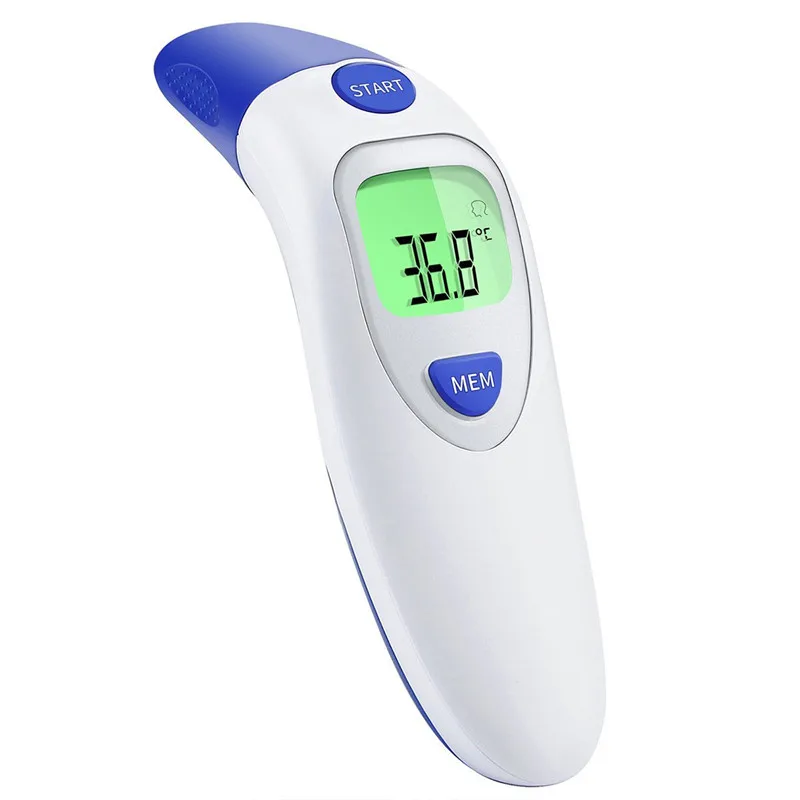 Electronic Infrared Thermometer Forehead Ear Contact Temperature