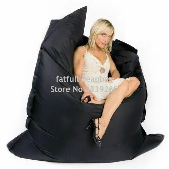 Golden color Polyester bean bag Cover only No Filler for adults waterproof outdoor indoor