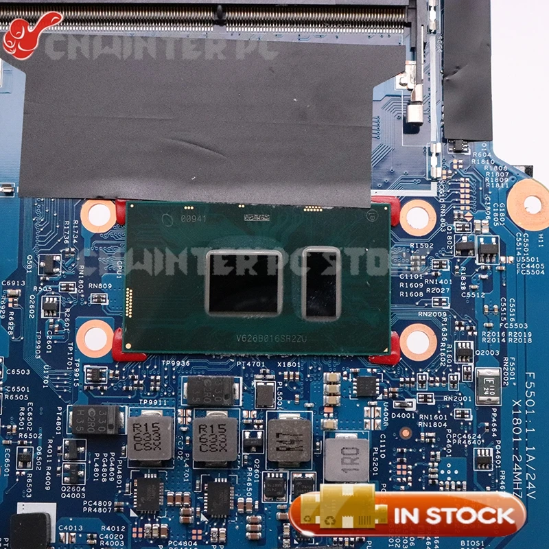 Very best  NOKOTION For HP Pavilion X360 13-U M3-U Laptop Motherboard SR2ZU I5-7200U CPU 903237-601 903237-001