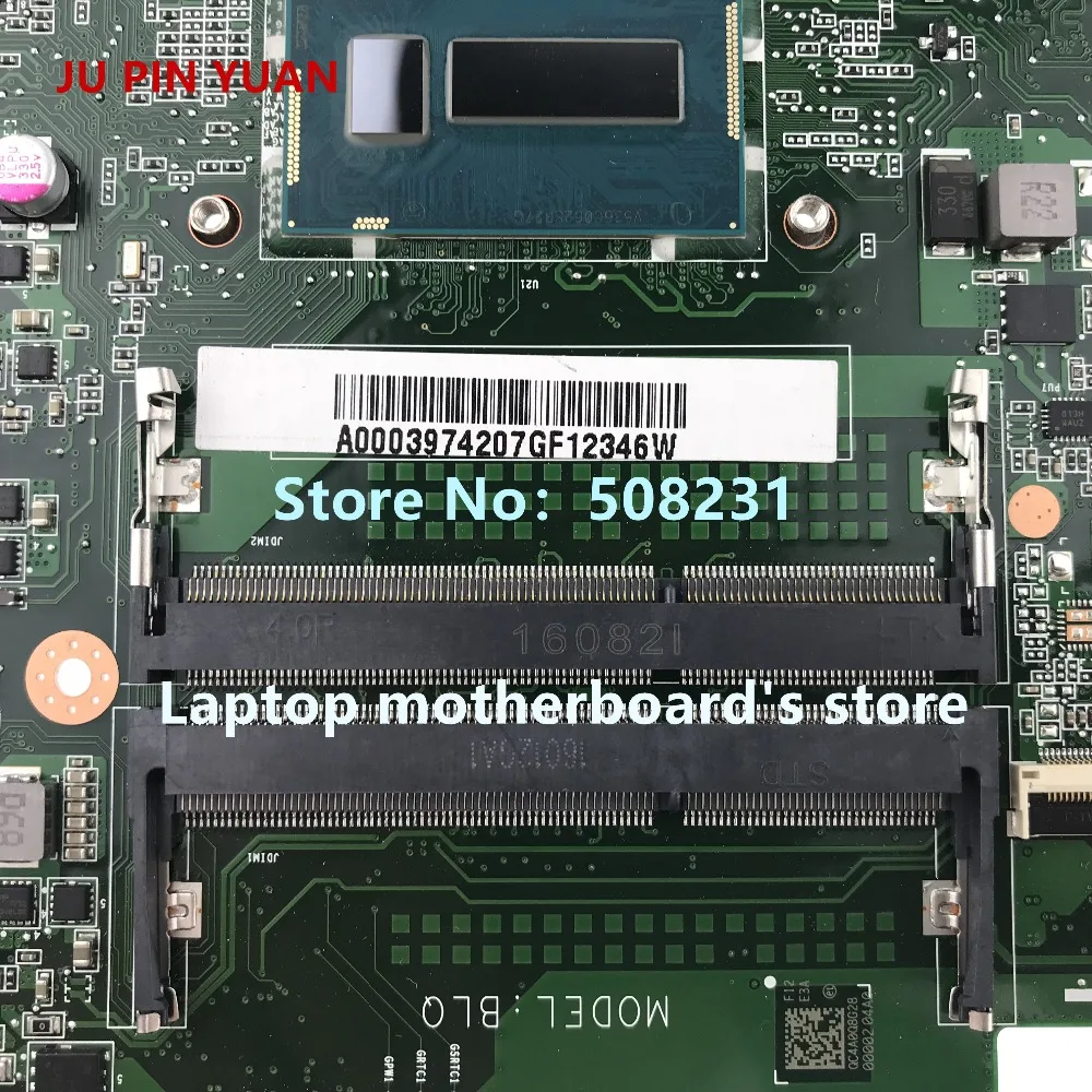 JU PIN юаней A000397420 DA0BLQMB6E0 для Toshiba Satellite S50-C S55-C ноутбук материнской платы с i3-5005U полностью протестированы