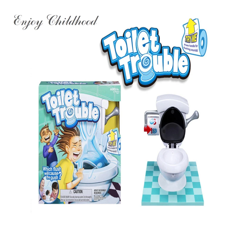 [FoPcc]Gags Practical Jokes Toys Mischief Novelty Toy Toilet Water Spray Anti Stress Toy Funny