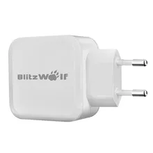 BlitzWolf 4.8A 24W EU Universal Travel Wall Smartphone Charger USB Dual Adapter With Power3S Tech For iPhone For Samsung