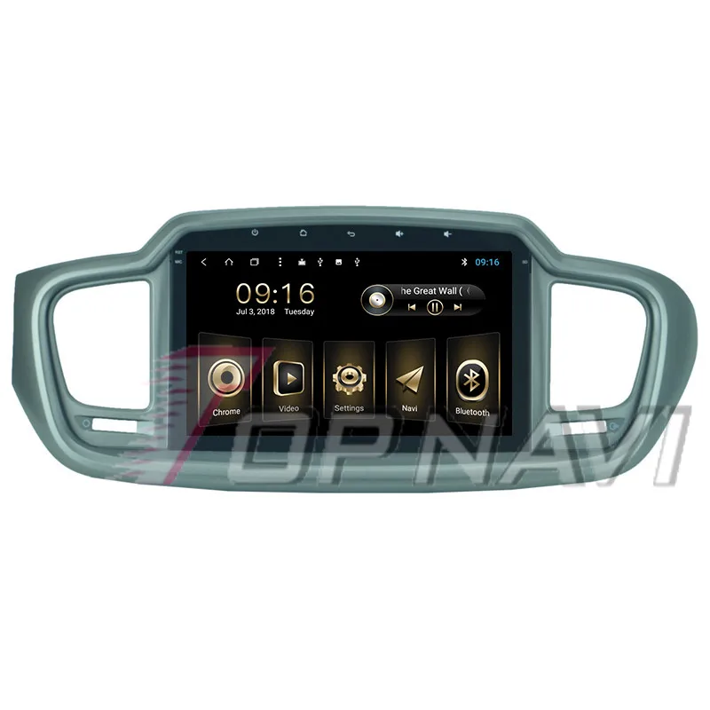 Автомобильный навигатор Системы для KIA Sorento Android 8,1 Topnavi 10,1 ''высокий Разрешение 2G RAM 32G ROM двойной din Wi-Fi игроков MP3