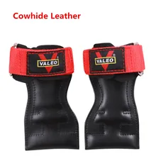 VALEO одна пара тяжелой атлетики перчатки для горизонтального бара тренажерный зал Crossfit Фитнес тяжелой атлетики Штанги Гантели кожаные перчатки