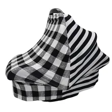 Лучшие медсестры Цветы Печать Полосатый Грудное вскармливание шарф дышащий ребенок сиденья автомобиля стильный балдахин на автолюльку