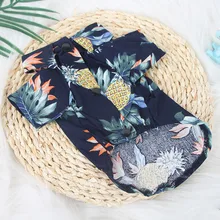 Pet Dog Puppy Shirt Clothes Printing Hawaii Style Breathable for Summer Beach Travel@LS