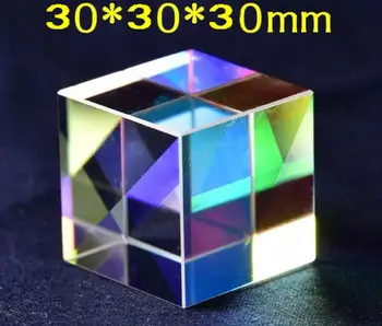 

30*30*30mm Light cube prism color combining prism universe cube six sides