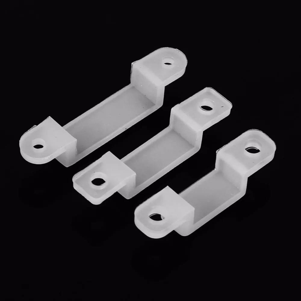 

100pcs /lot Silicone Clip Holder Clip For Fixing 3528 5050 1210 RGB LED strip Light Holder 8/10/12mm