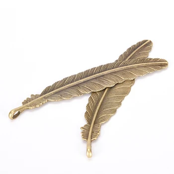 

Vintage Retro feathers Gift Bookmarks Marker Stationery Gift Realistic Kawaii Cartoon Bookmarks Office School Supply 2PCS