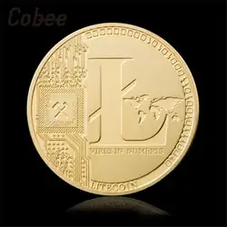 Cobee Юбилейные монеты ltc Litecoin Реплика Книги по искусству коллекция подарок-валюты копирования монеты украшения Украшения коллекционные