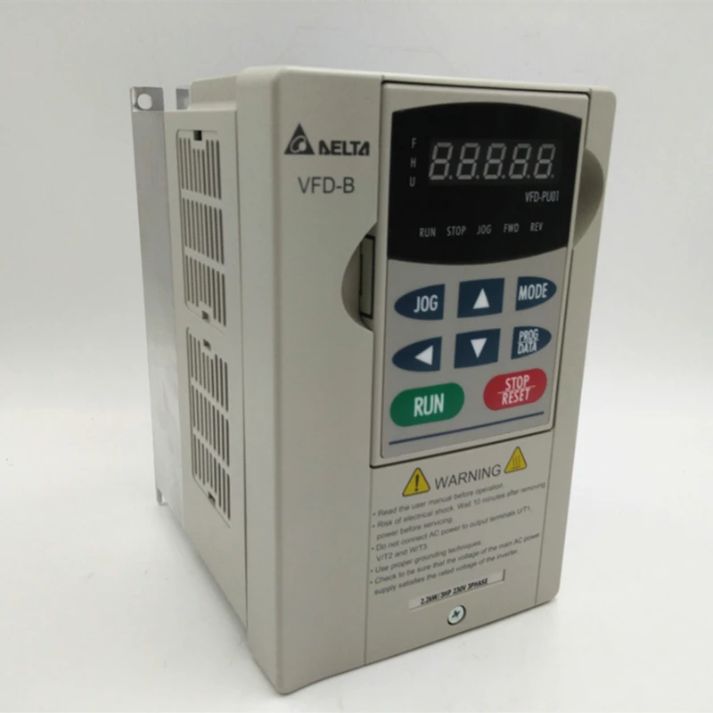 Преобразователь частоты трехфазный инвертор Delta 220 в 2 кВт VFD AC VFD022B23B 3HP 2200 Вт