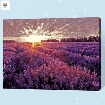 

Lavender Field Floral Scenery Frameless Digital Painting By Number Acrylic Paint Modern Wall Art Canvas Painting Home Deco Deal