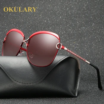 

2017 polarized Luxury fashion brand designer vintage cat eye style sun glass for Women driving oversized big cool Sunglasses
