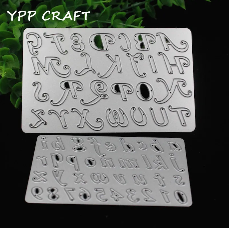 

YPP CRAFT Number&letter Metal Cutting Dies Stencils for DIY Scrapbooking Stamp/photo album Decorative Embossing DIY Paper Cards