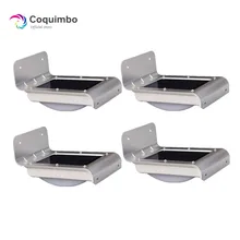 4 шт. в упаковке 30 светодиодный светильник на солнечных батареях Уличный настенный светильник беспроводной водонепроницаемый датчик движения светильник безопасности для патио, палубы, сада, гаража