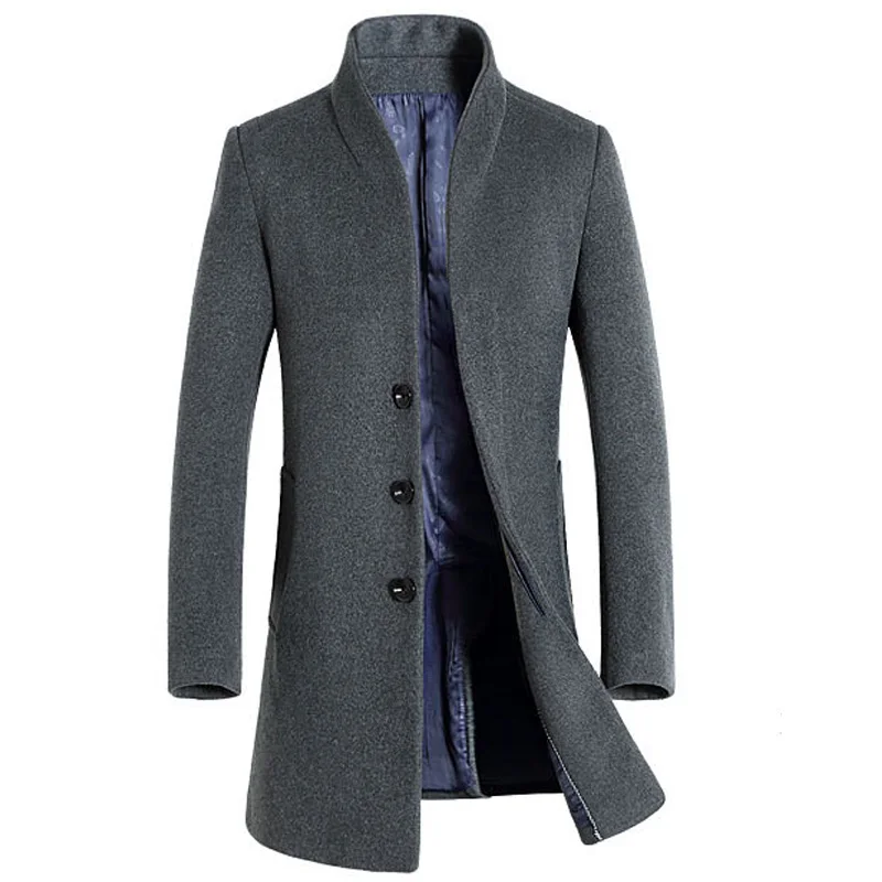 Aliexpress.com : Buy Long Wool Coat Men 2017 New Arrival Mens Cashmere ...