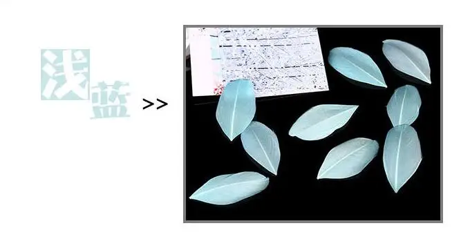 light blue 50 шт. гусиное перо 13 цветов 4-8 см длинные свадебные украшения головной убор-шпилька для волос играть роль ofing пробивается аксессуары - Цвет: light blue