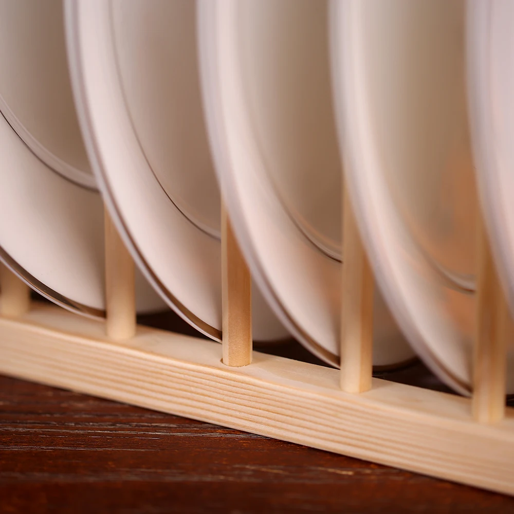 Wooden Dish Rack Dish Drying Drainer Storage Stand Holder Kitchen