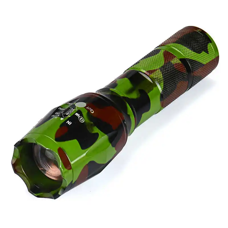 Super Bright X800 Tactical Flashlight LED Zoom Military Torch G700 laser pointer led flashlight 18650 lanterna led t6 #4S19 (3)