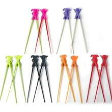 Многоцветные детские учебные палочки для еды Мультяшные Детские Обучающие палочки для еды посуда