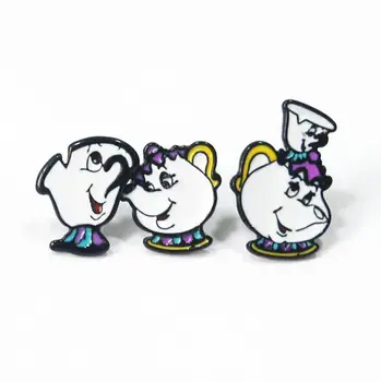 

New 12 pairs Cartoon Mix Anime teapot Earings Cartoon Women Girl Children kids Lovely Gifts free shipping M-31