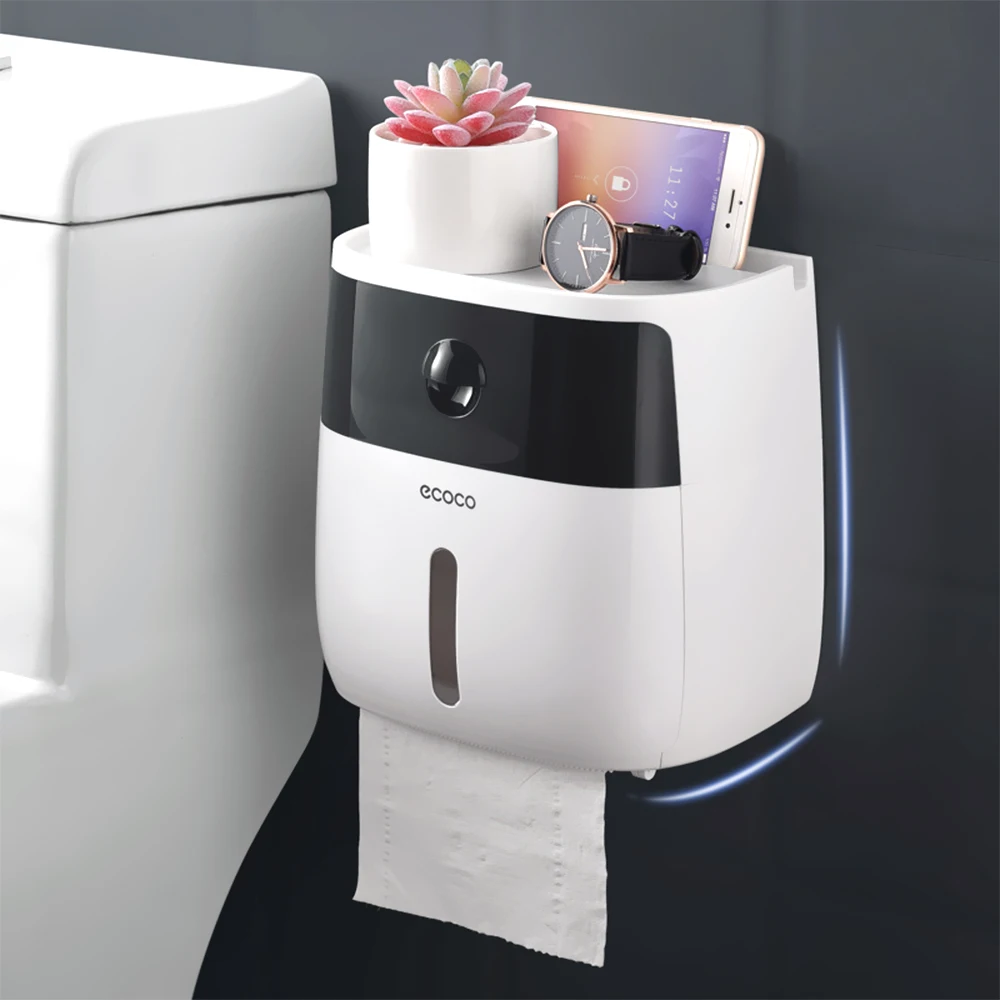 Бумажный настенный креативный пластиковый ящик ванная и туалет туалетная бумага диспенсер для салфеток коробки для бумажных салфеток держатель