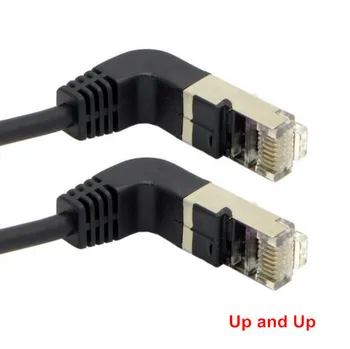 

Elbow Down & Up Angled 90 Degree cat5e 8P8C FTP STP UTP Cat 5e Ethernet Network Cable RJ45 Lan Patch Cord 40cm 0.4m 1m 2m 3m 5m