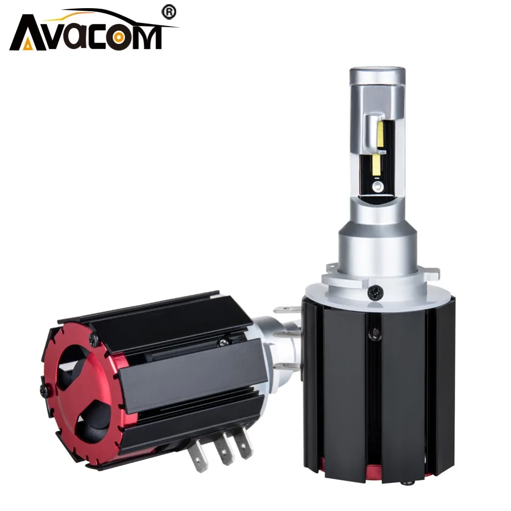 

Avacom H15 LED Car Headlight Bulb 6500K White 12V 48W 5600Lm No Error LED H15 Auto Headlamp For Volkswagen/Audi/BMW