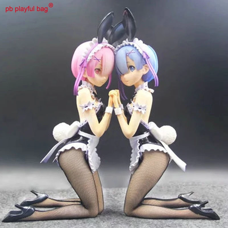 最初から開始エキゾチック World30cmpvc アクションフィギュアワンピースアニメフィギュア Leimu Lamu ウサギの女の子ひざまずく位置 04 アクション トイ フィギュア Aliexpress