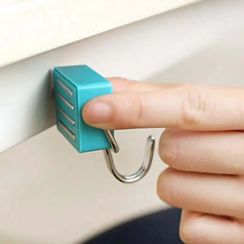 

New Qualified Dropship Creative Tools Magnetic Hooks School Locker Hook Refrigerator Hanger D45SE1