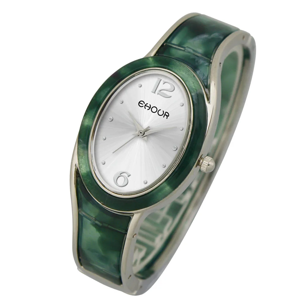 

2017 Unique Ehour Brand Quartz Watch Women female Dress Girls Bracelet Bangle Casual Bangle Watch Retro wristwatch