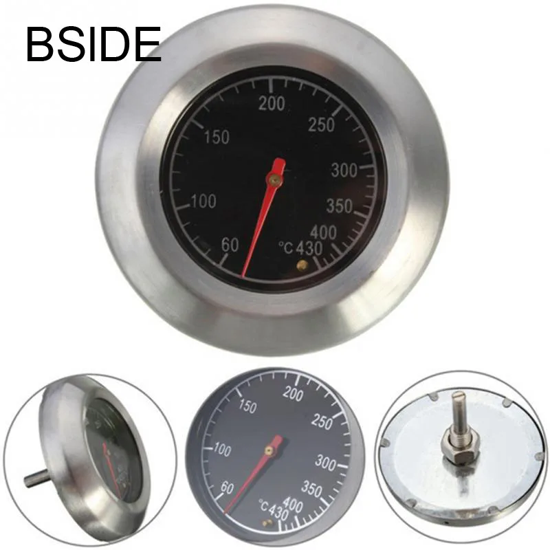 60 430 Centigrade Stainless Steel BBQ Barbecue Smoker Grill Thermometer Temperature Temp Gauge|grilling thermometer|smoker grill