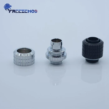 

FREEZEMOD G1/4'' external thread for 9.5X12.7mm soft tube inner Hexagonal fixed fittings for computer water cooling. BRGKN-3FB