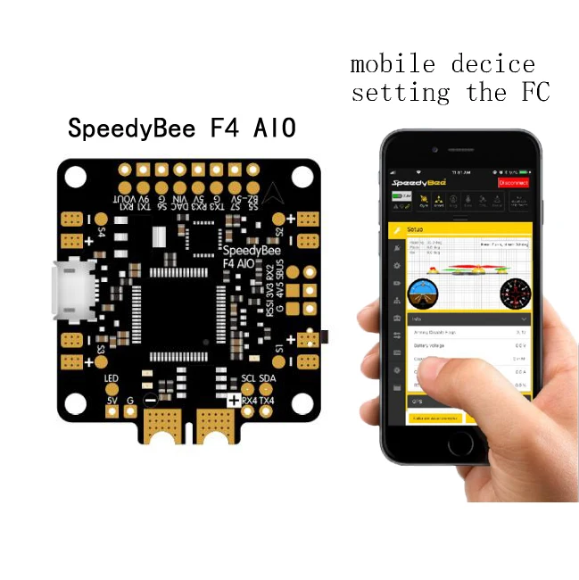 Matek Systems BetaFlight F405-CTR Контроллер полета встроенный PDB OSD 5 V/2A BEC ток Сенсор для дрона с дистанционным управлением для дистанционно управляемого мультикоптера