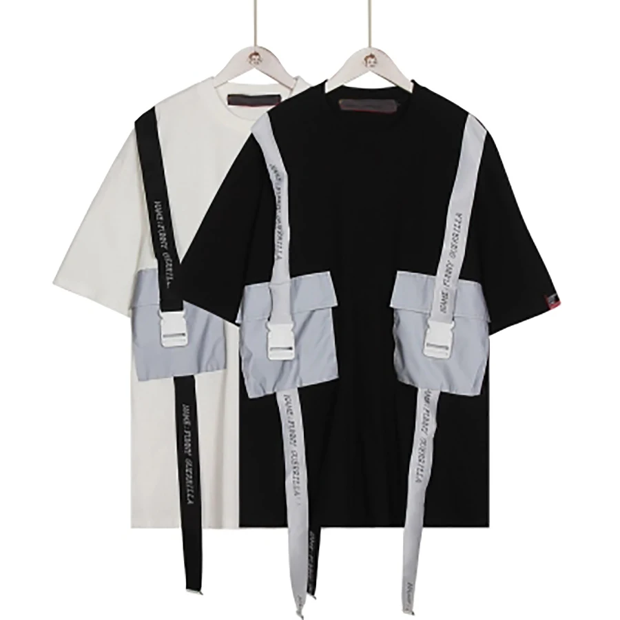 Top Reflective Oversize t Shirt Women Summer Korean White Lace Up Plus Size t Shirt Baby Groot Couple t Shirt For Lovers 50H0293