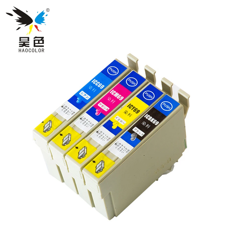 4PK IC69 IC4CL69 чернильный картридж совместимый ICBK69L ICBK69 ICC69 ICM69 для EPSON PX-045A PX-105 PX-405A PX-435A